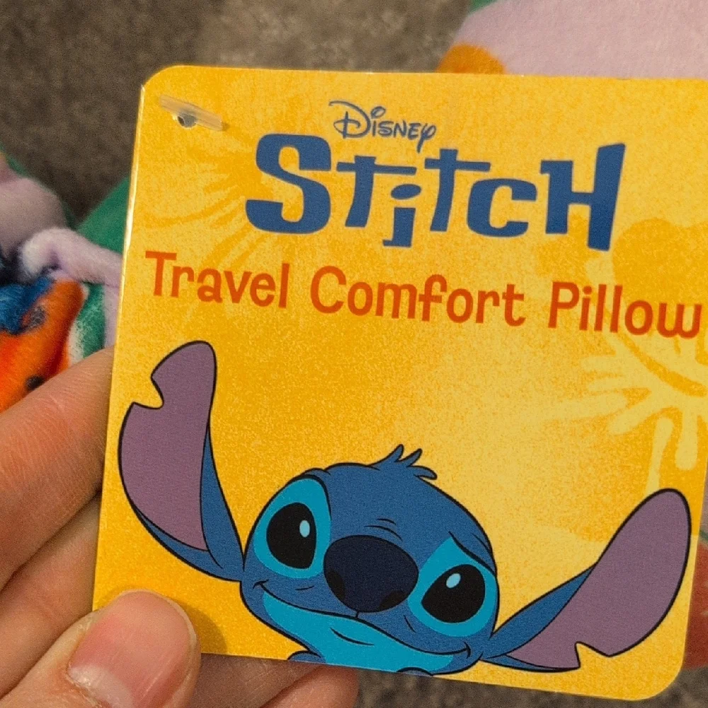 Disney Stitch Travel Comfort Pillow NWT